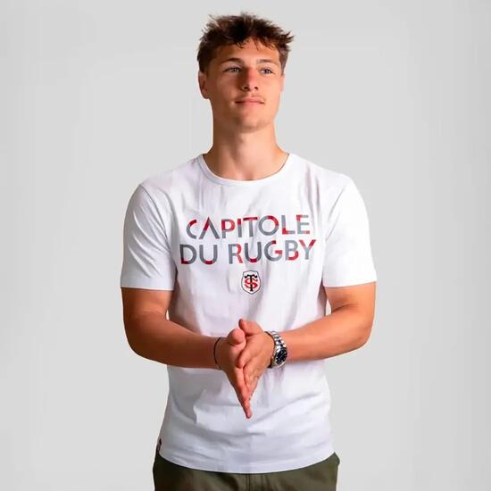 T-shirt Stade Toulousain Capitole du rugby Blanc