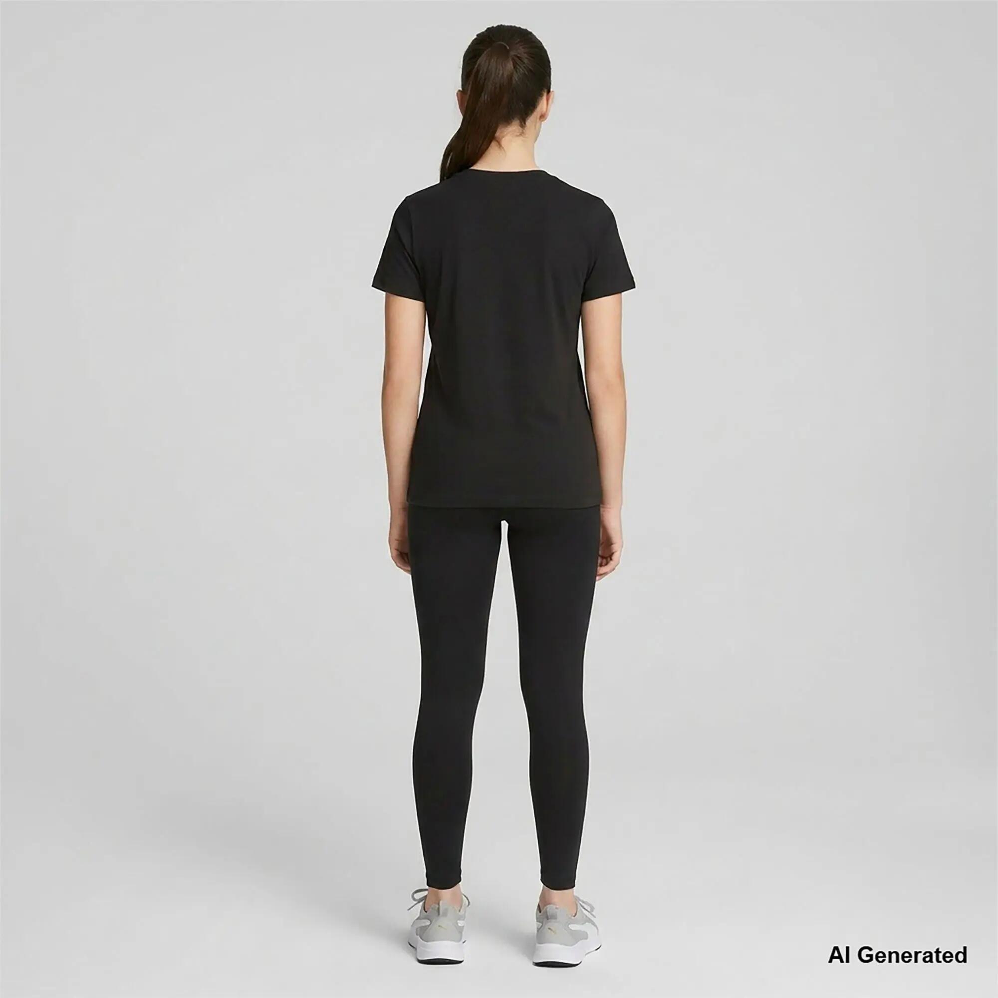 T-Shirt Puma Ess Rhinestone Tee G Criança 4/4