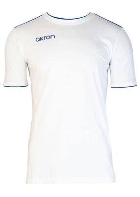 Akron junior new orleans katoenen t-shirt - wit / marineblauw