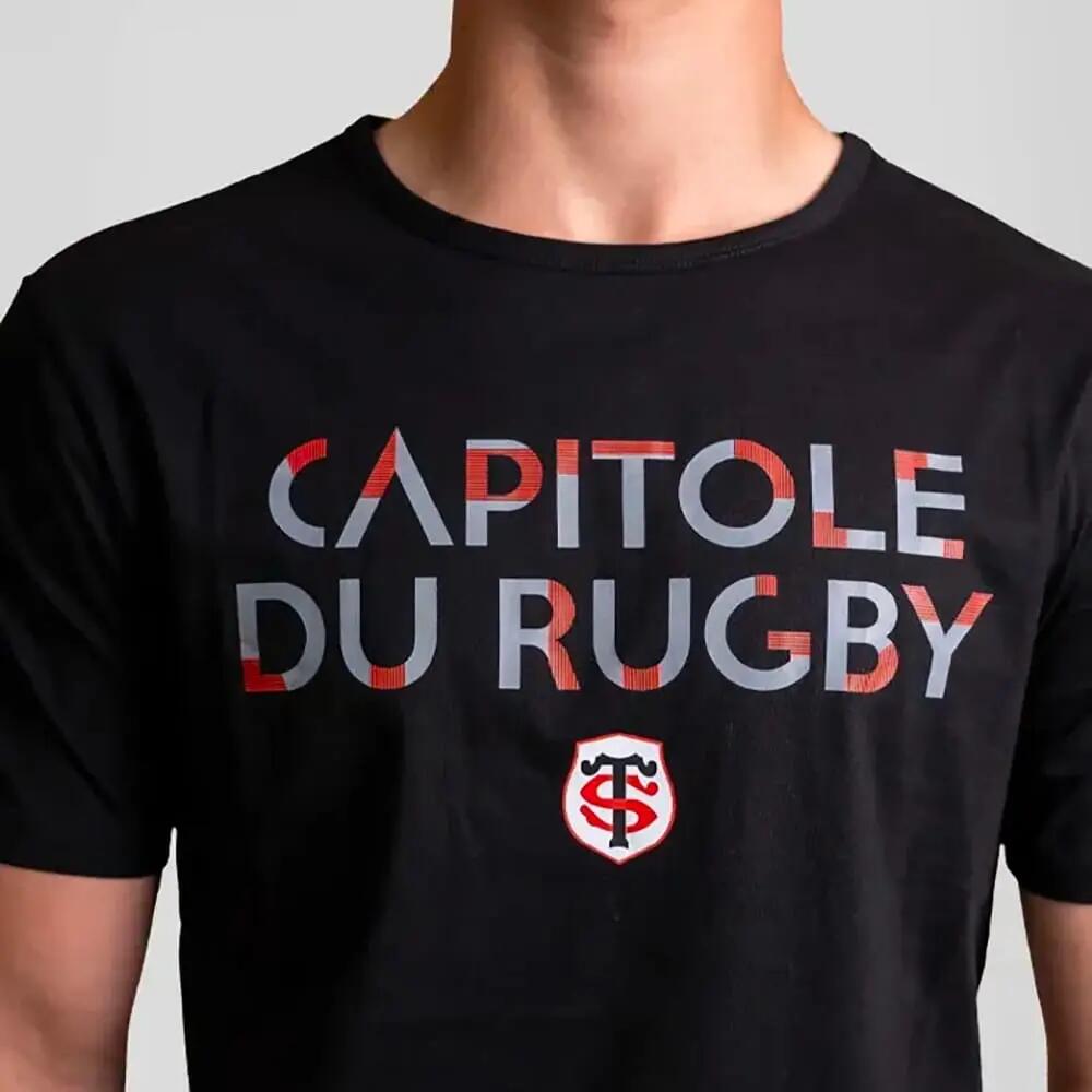 Stade Toulousain Capitole Du Rugby T-shirt Schwarz 3/3