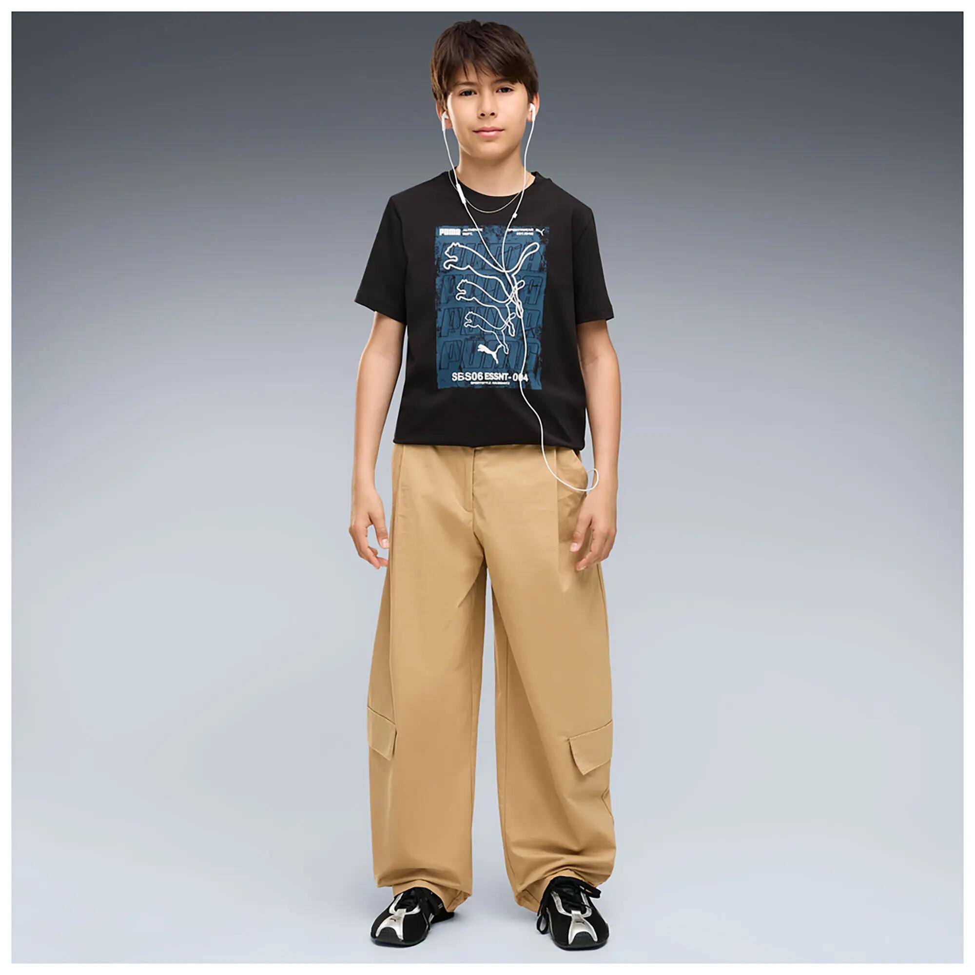 T-Shirt Puma Graphic Box Tee B Criança 2/4