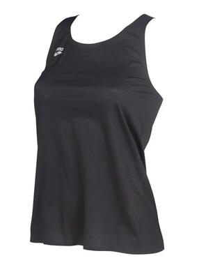 Arena dames one mesh tanktop - zwart