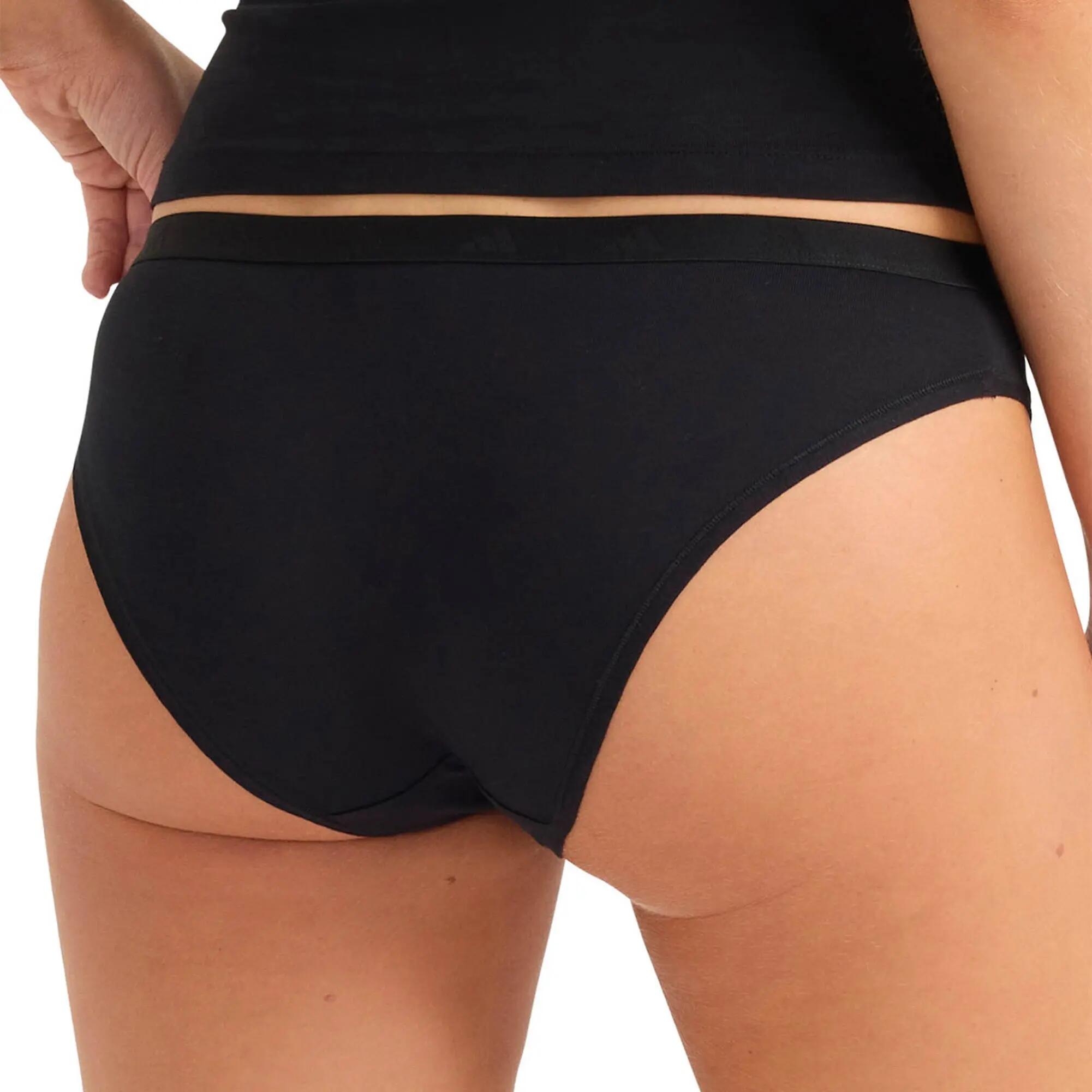 Slip Damen 3er Pack Stretch-Sport Active Essentials Cotton Low Rise Bikini Slip 4/4
