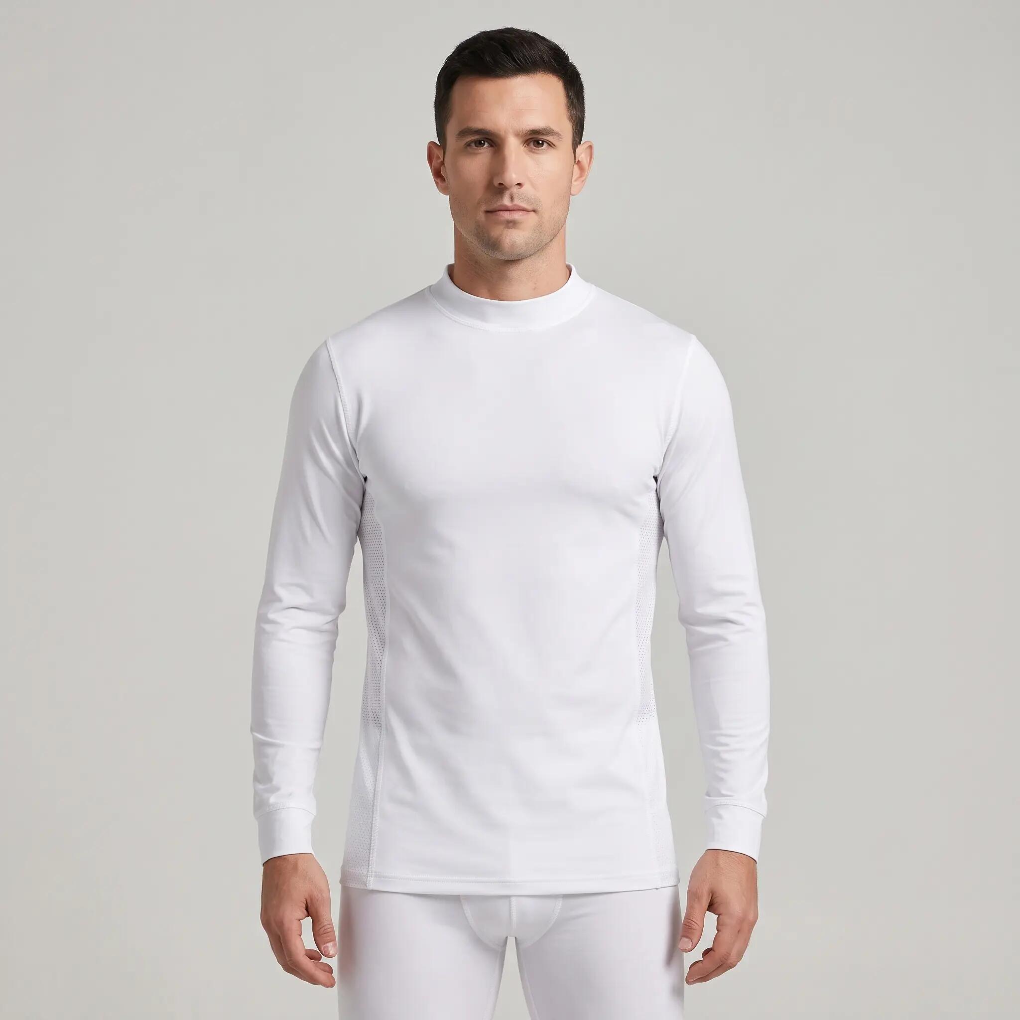 Funktionsunterwäsche Herren Set dünn, Skiunterwäsche Langarmshirt Unterhose 4/4