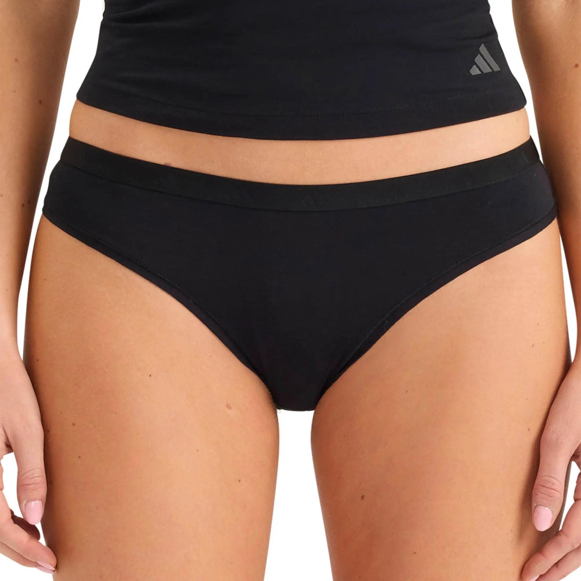 Slip Damen 3er Pack Stretch-Sport Active Essentials Cotton Low Rise Bikini Slip 2/4