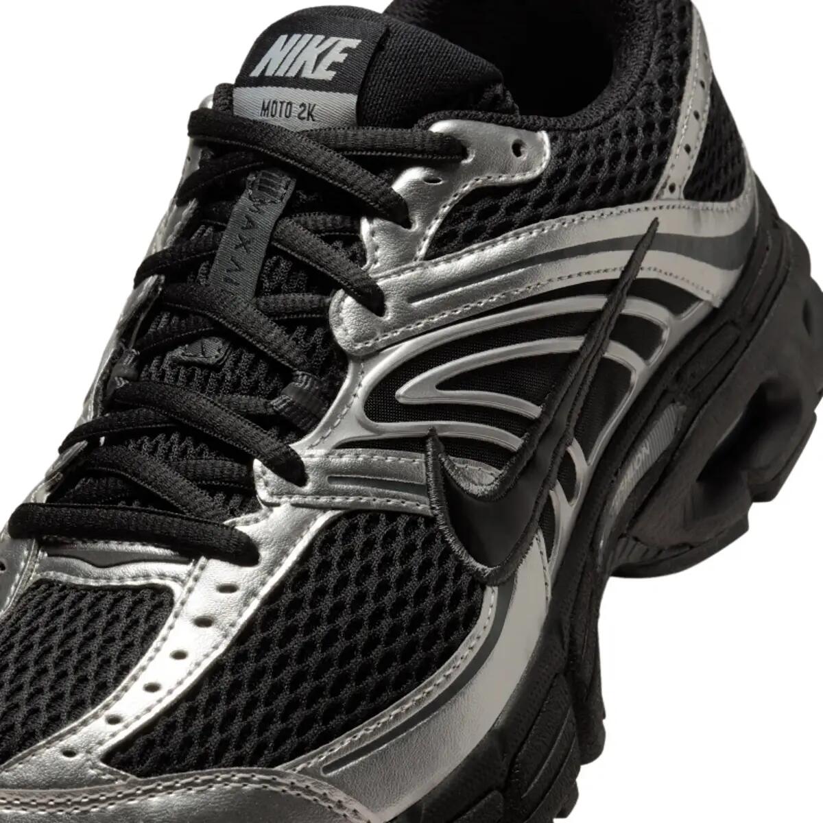 Nike Air Max Moto 2K Black Metallic Silver (Women's) 6/6
