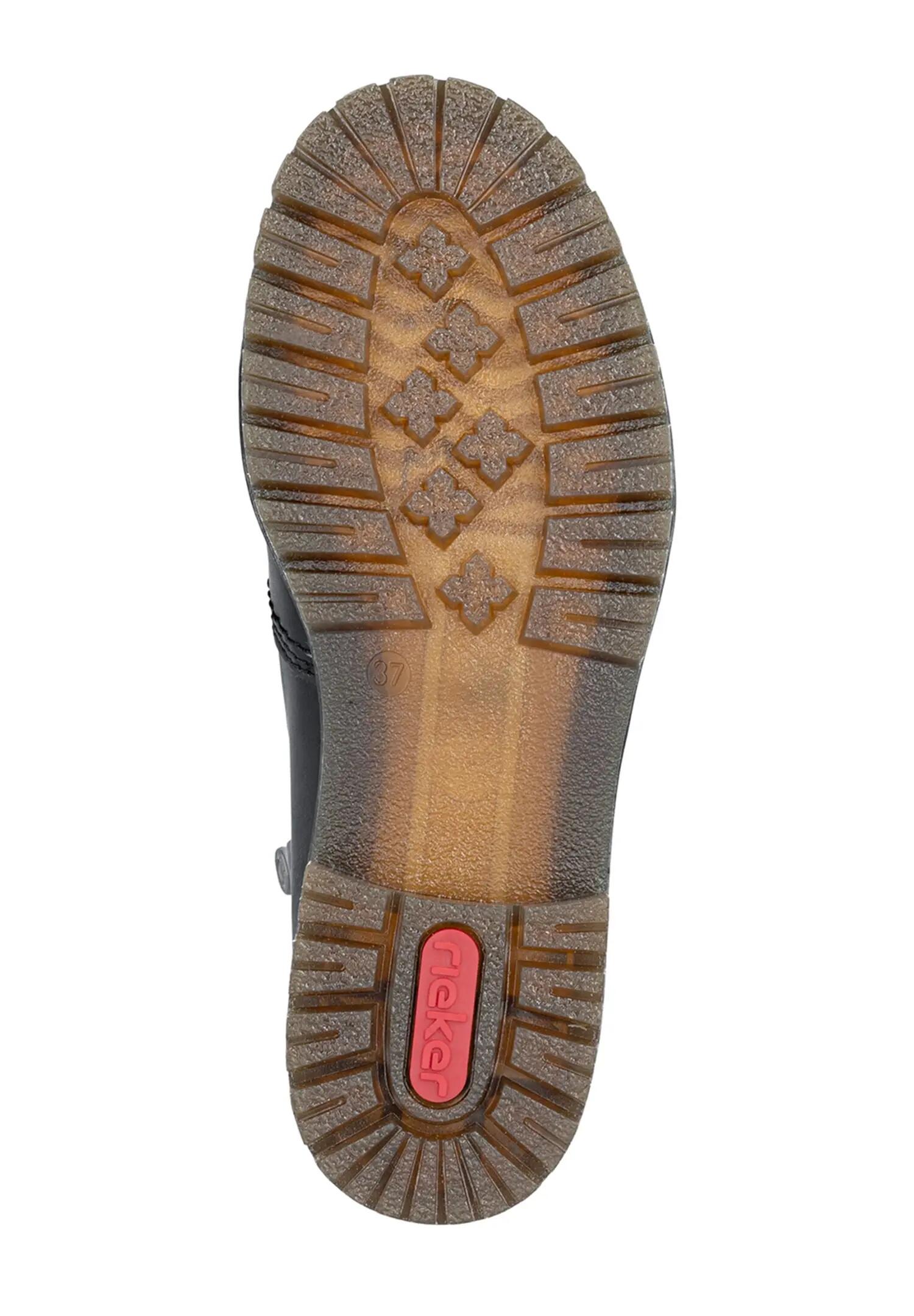 Rieker Damen Kurzstiefel 79550-00 Stiefel Schuhe Kunstleder Schwarz 5/5