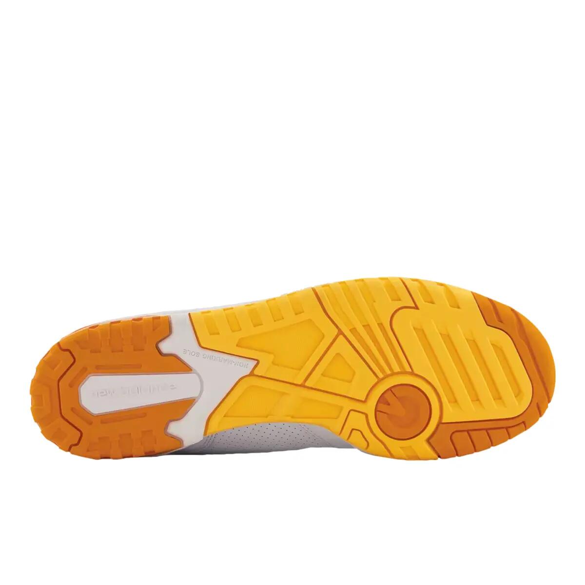 New Balance 550 White Vibrant Orange 4/5