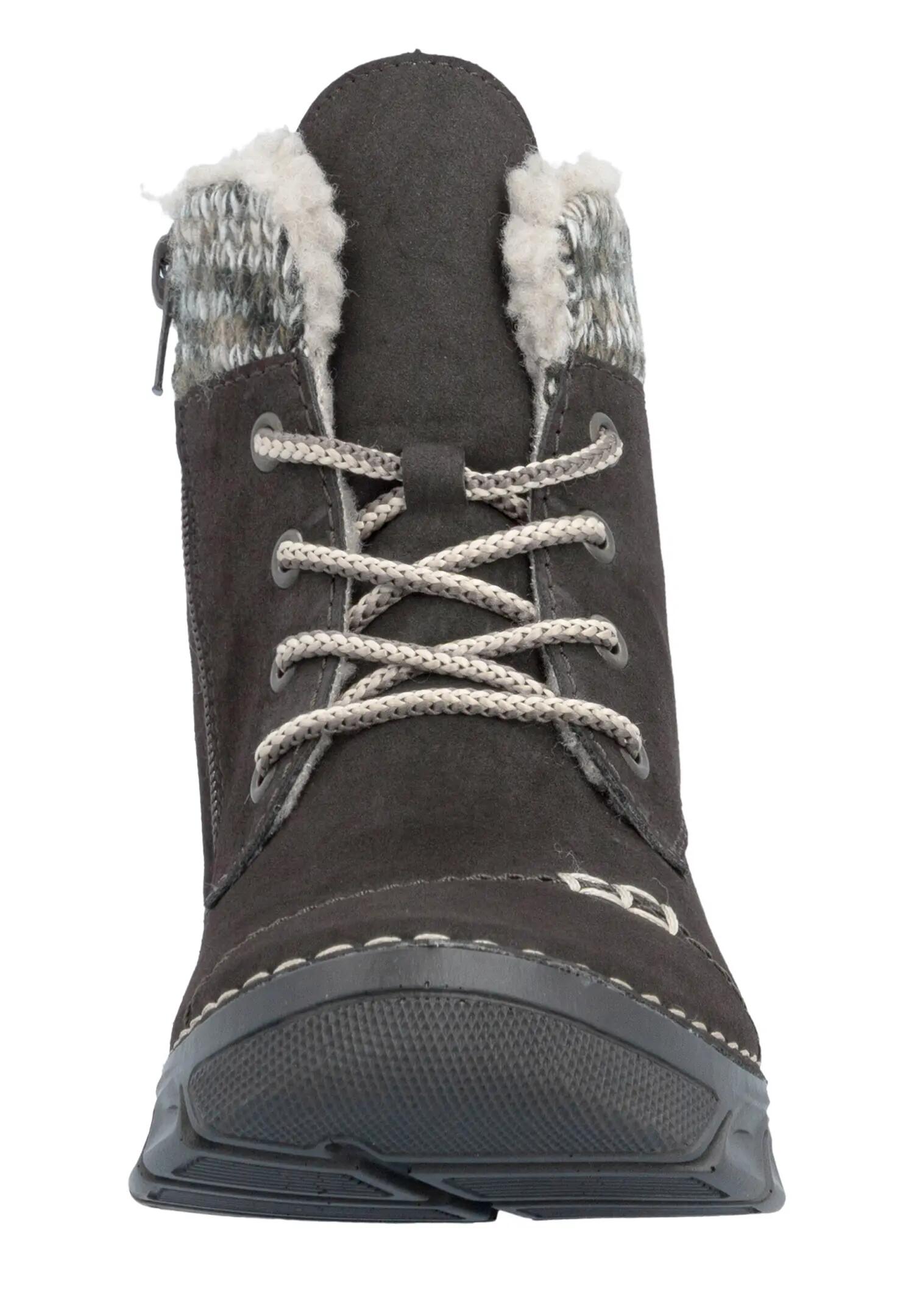 Rieker Damen Schnürstiefel Stiefelette Stiefel Warmfutter 55031-25 Braun 6/7