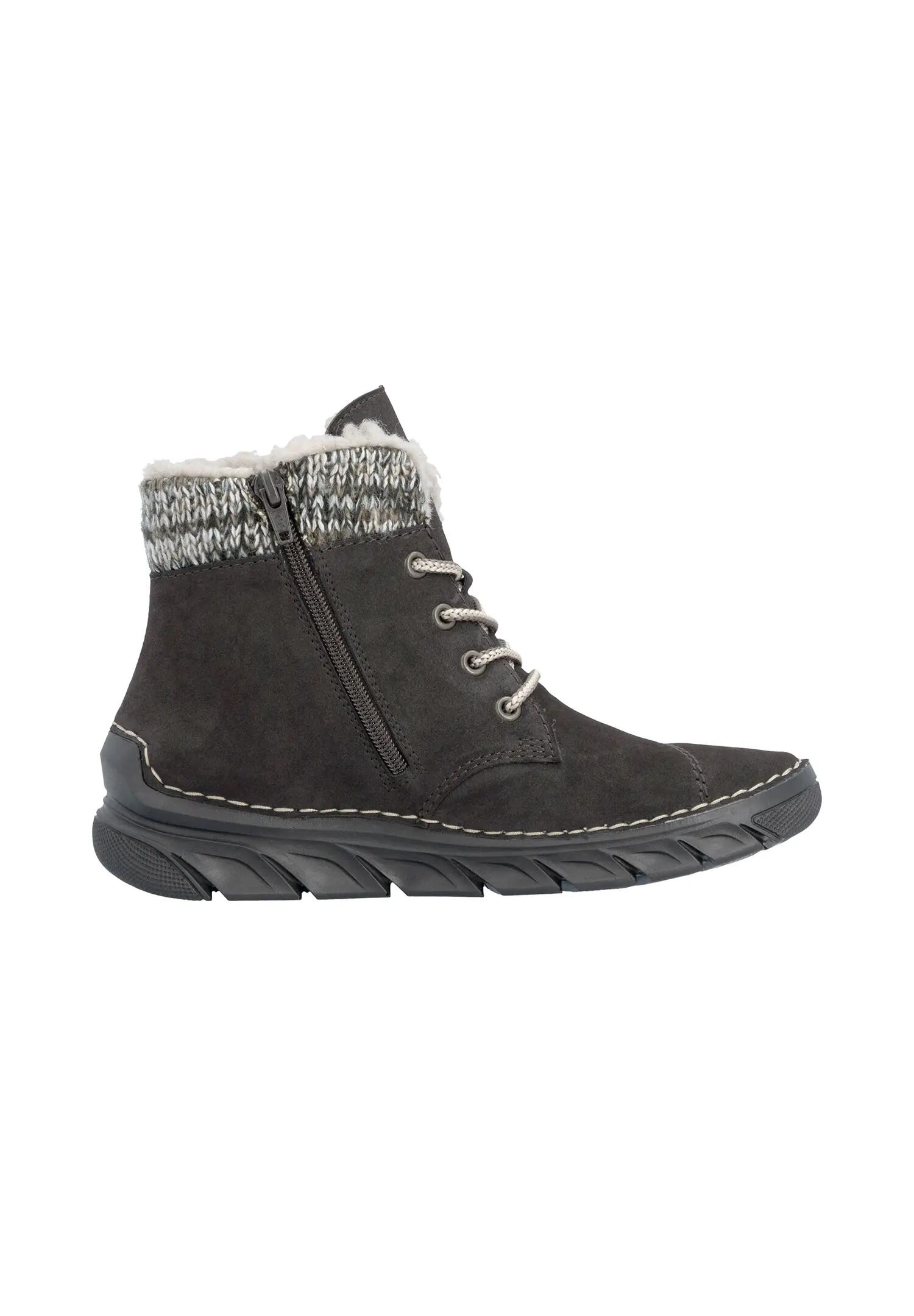 Rieker Damen Schnürstiefel Stiefelette Stiefel Warmfutter 55031-25 Braun 5/7