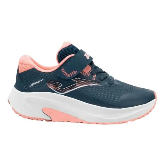 Zapatillas running infantiles ligeras Joma Hispalis azul/rosa