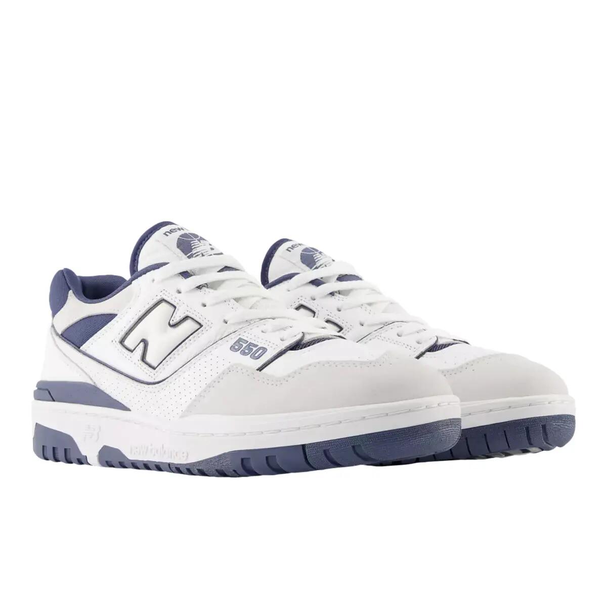 New Balance 550 White Dusty Blue 4/6