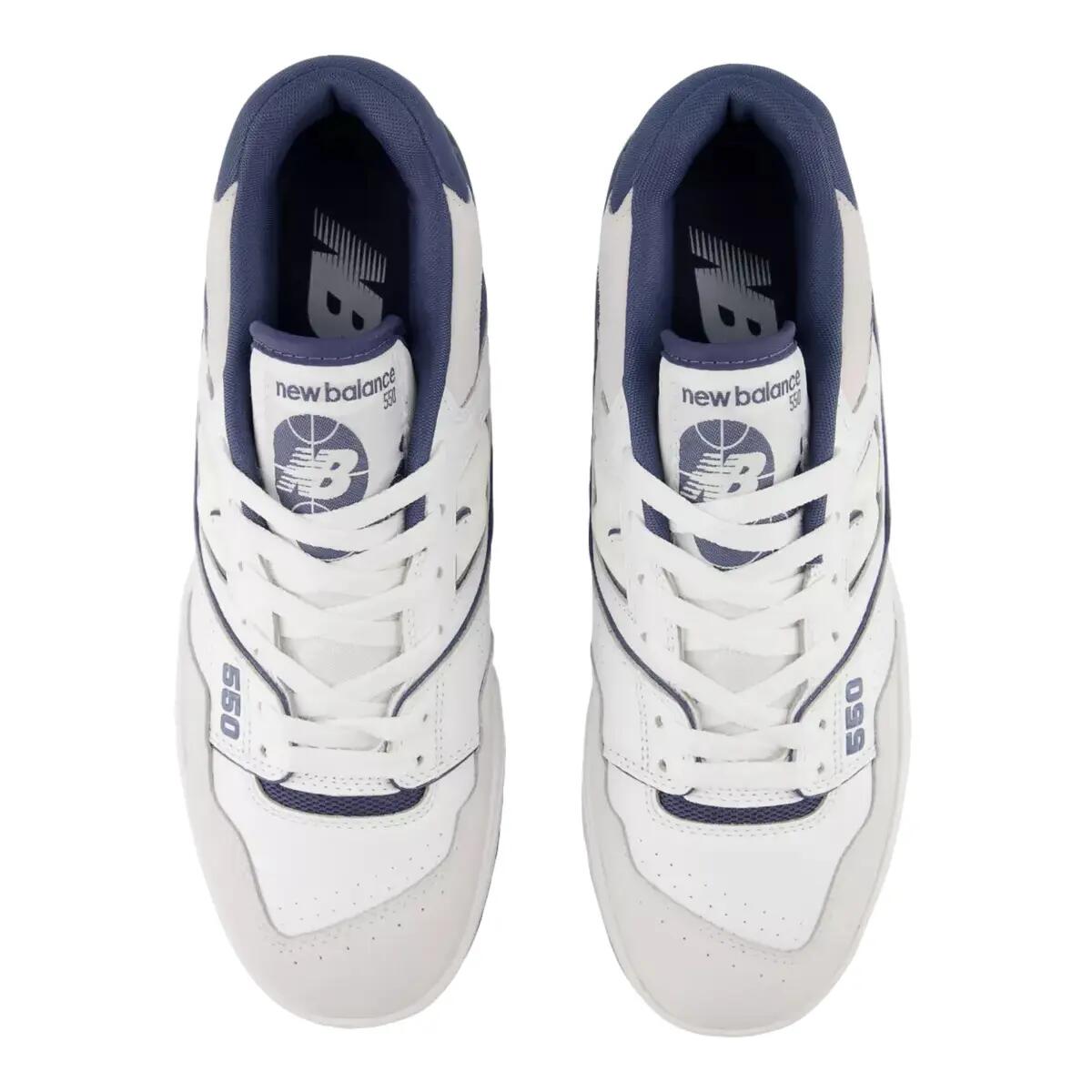 New Balance 550 White Dusty Blue 3/6