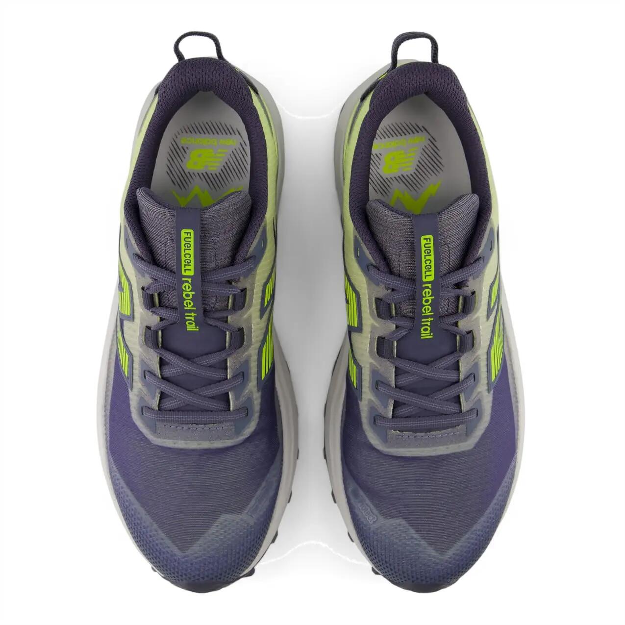 Chaussures - Trail - Homme - FuelCell REBEL TRAIL - Gris/Vert 2/4