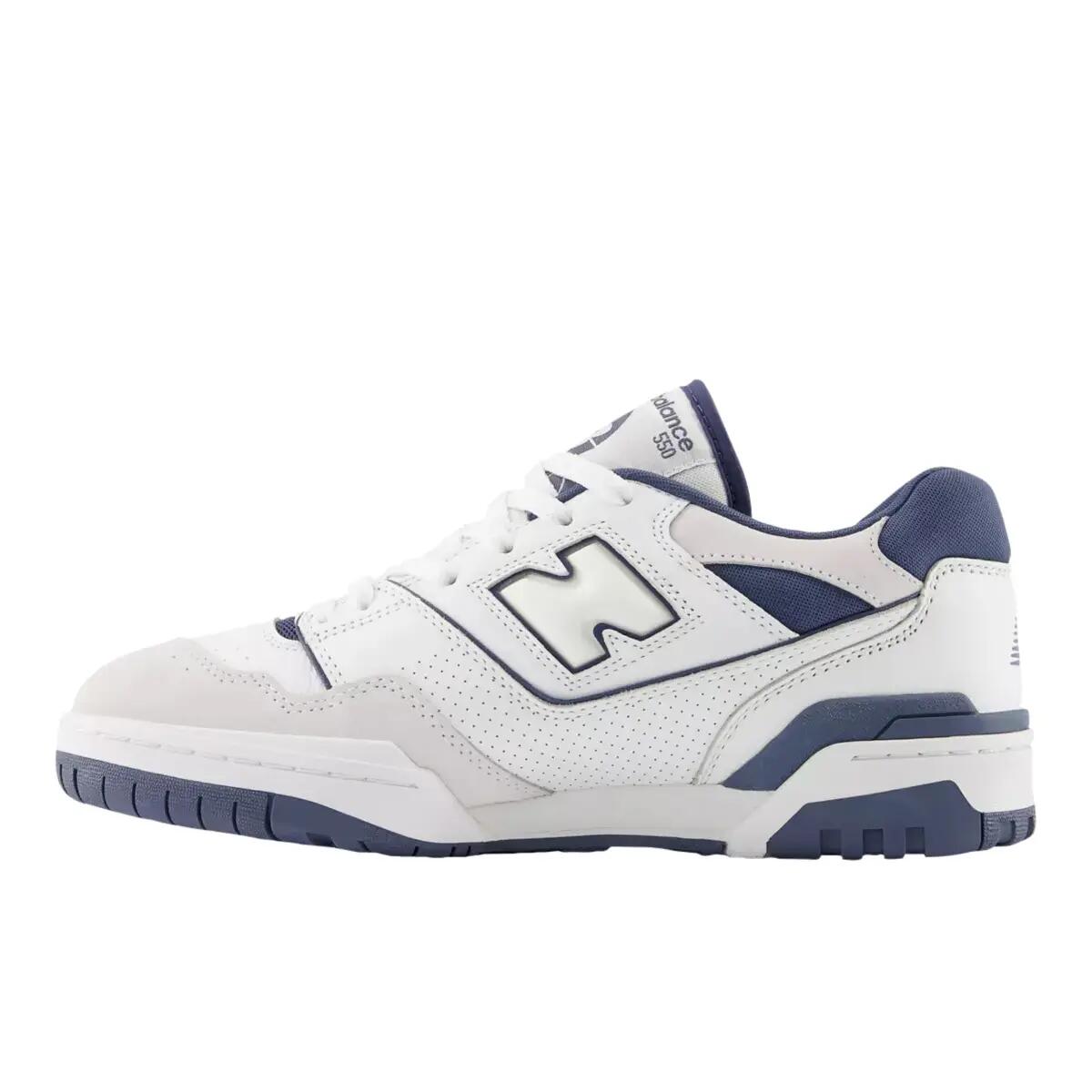New Balance 550 White Dusty Blue 2/6
