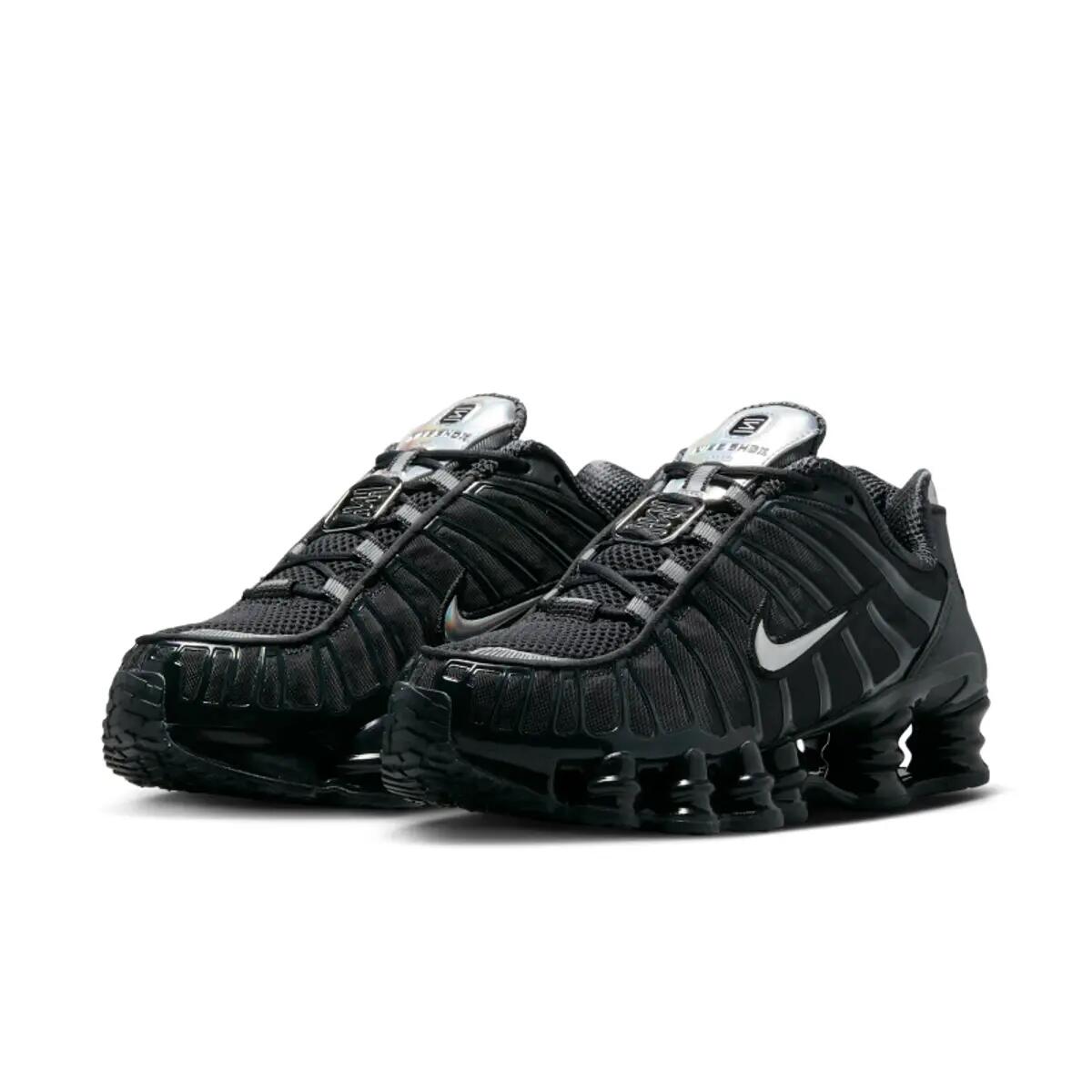 Nike Shox TL Black Metallic Silver 4/6