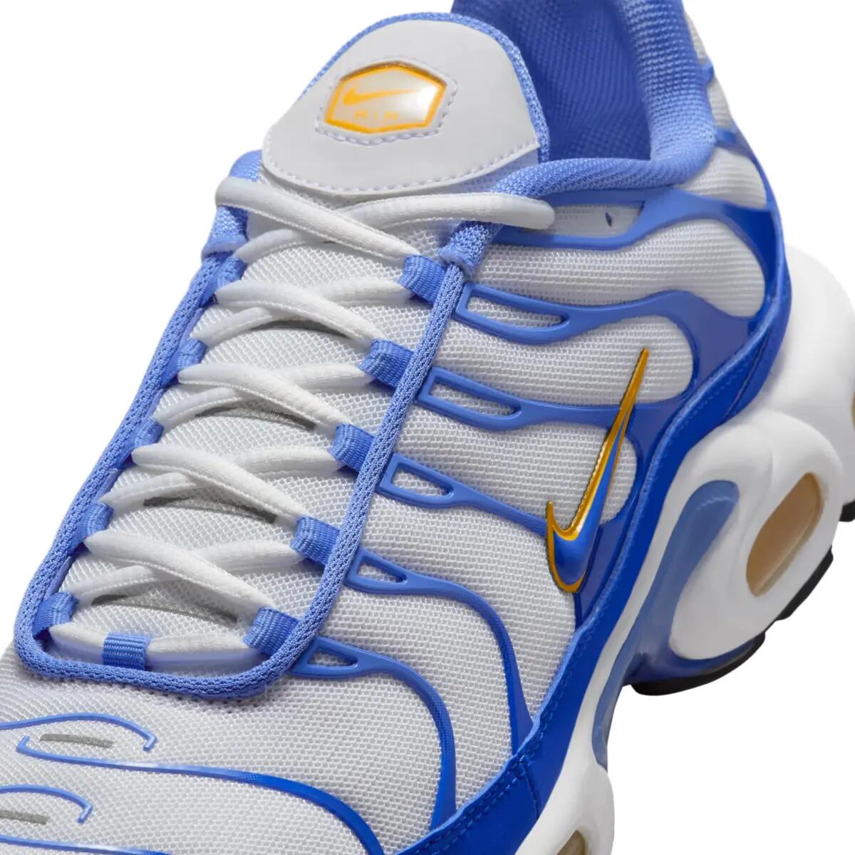 Nike Air Max Plus White Lyon Blue Varsity Maize 5/8