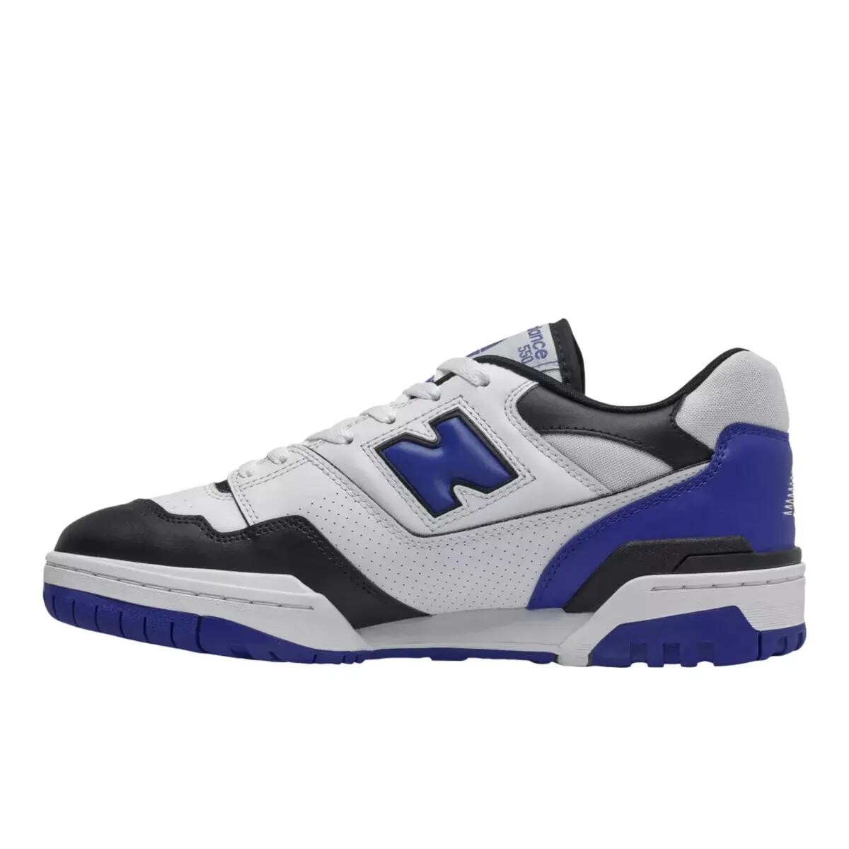 New Balance 550 White Royal Black 2/5