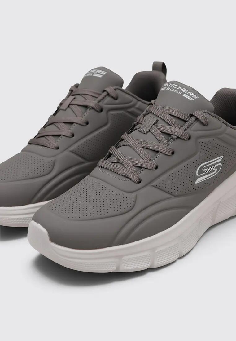 Baskets basses sport homme, Skechers BOBS B FLEX, gris 3/5