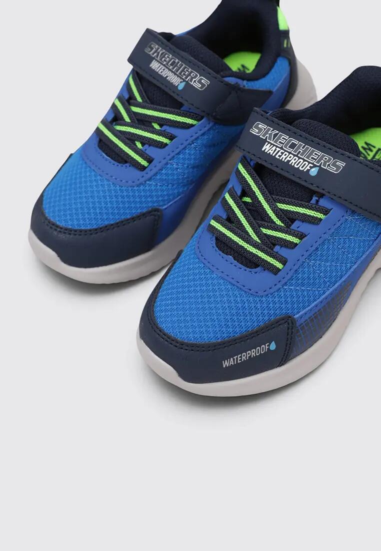 Baskets basses sport enfants waterproof Skechers BOUNDER bleu 3/4
