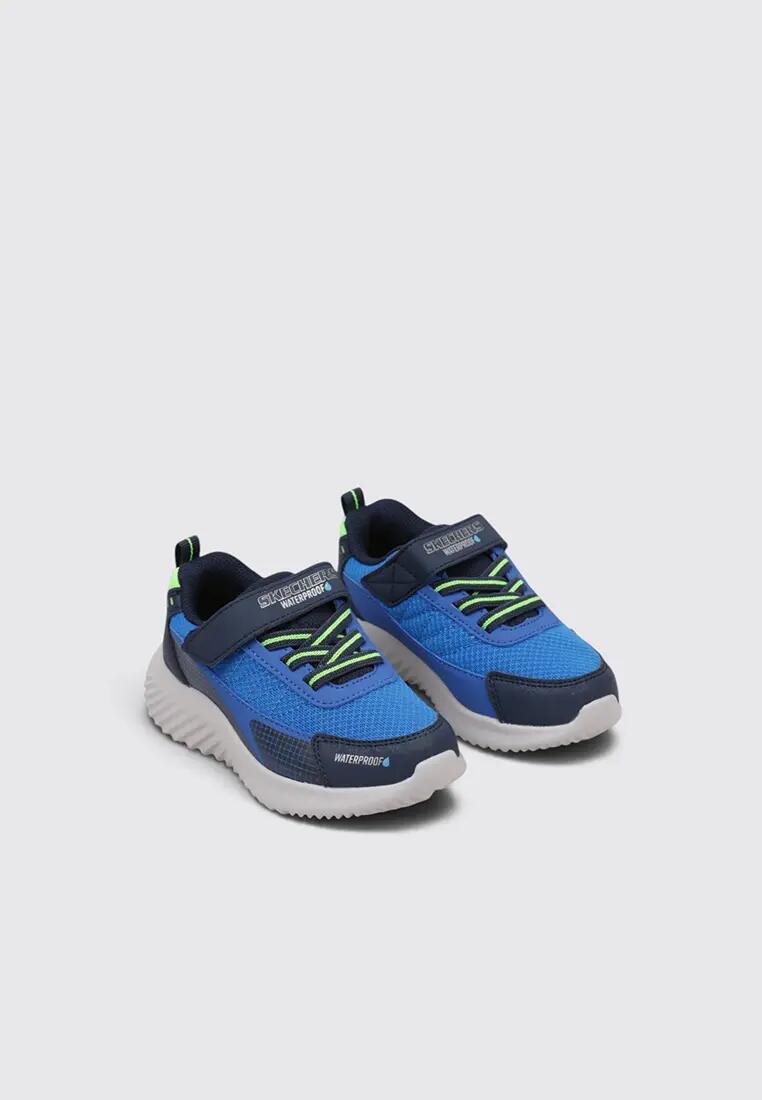 Baskets basses sport enfants waterproof Skechers BOUNDER bleu 2/4
