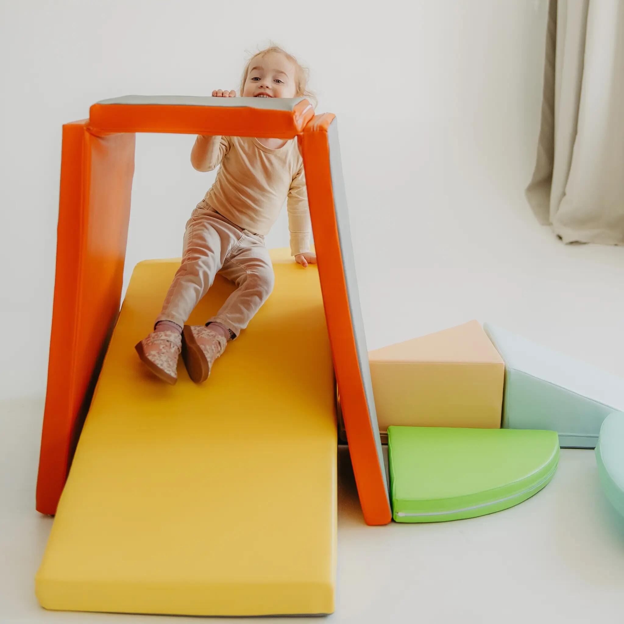 Tapis de motricité pliable pour enfants, KUBO MATO orange 8/11