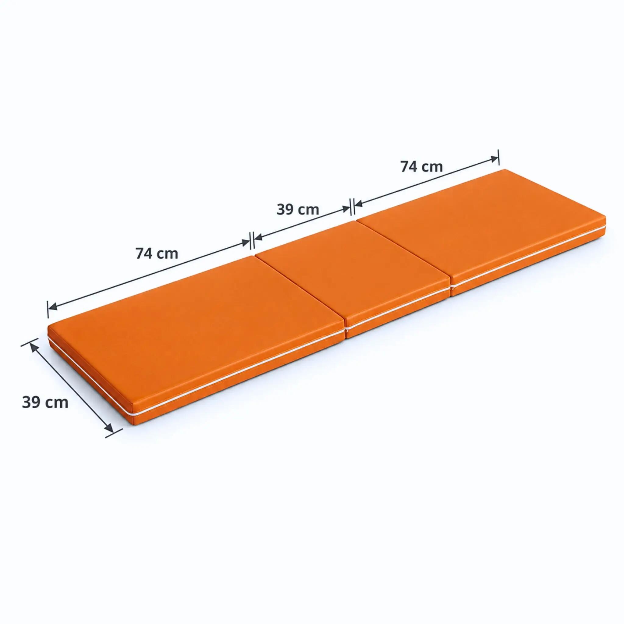 Tapis de motricité pliable pour enfants, KUBO MATO orange 6/11