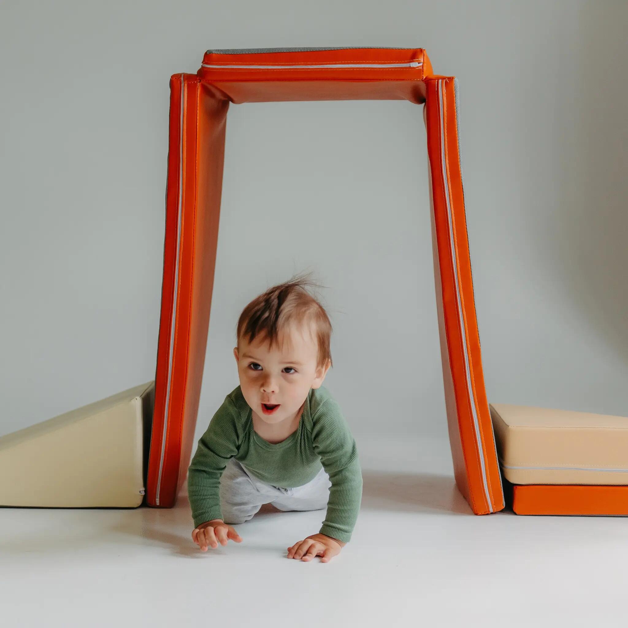 Tapis de motricité pliable pour enfants, KUBO MATO orange 10/11