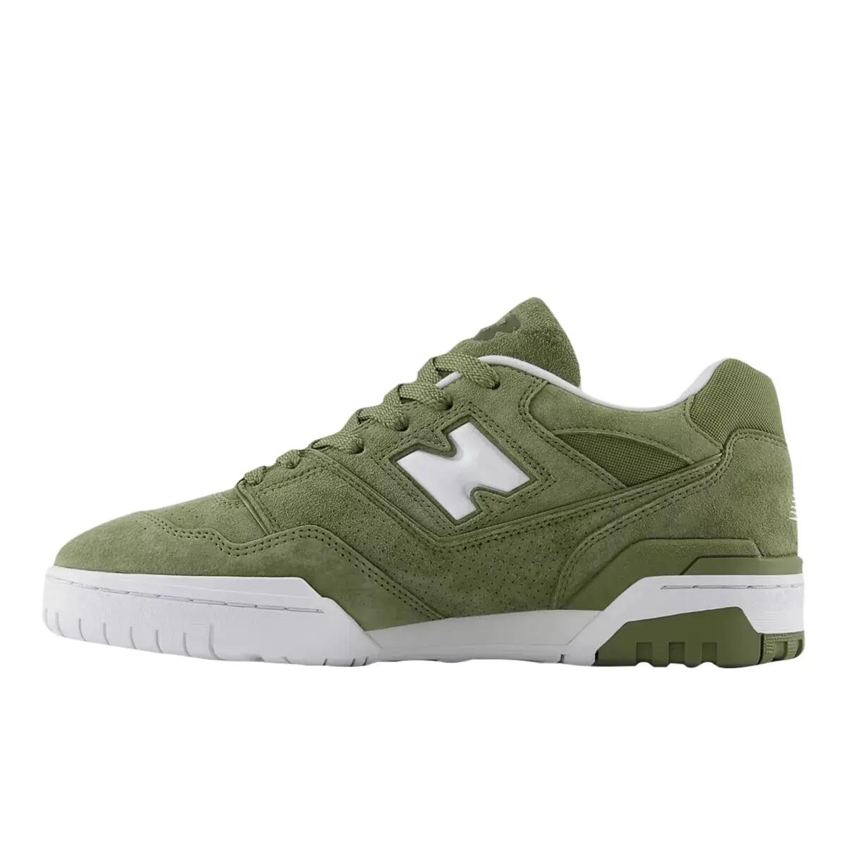 New Balance 550 Dark Olivine White 2/6