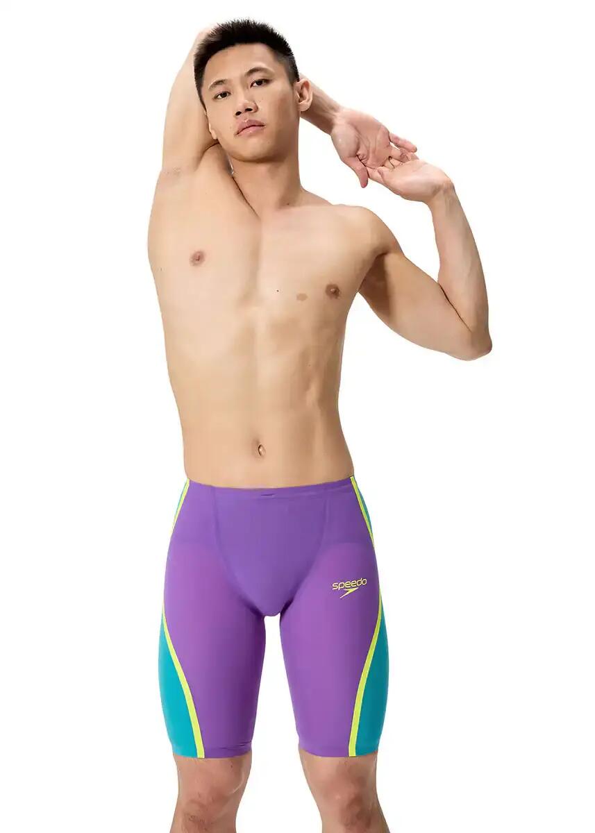 Speedo Fastskin LZR Pure Intent 2.0 Hoge taille Jammer - Druif/Blauw/Geel 1/1