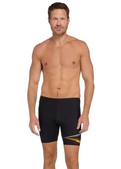 Zoggs Men's Oblique Mid Jammer - 38
