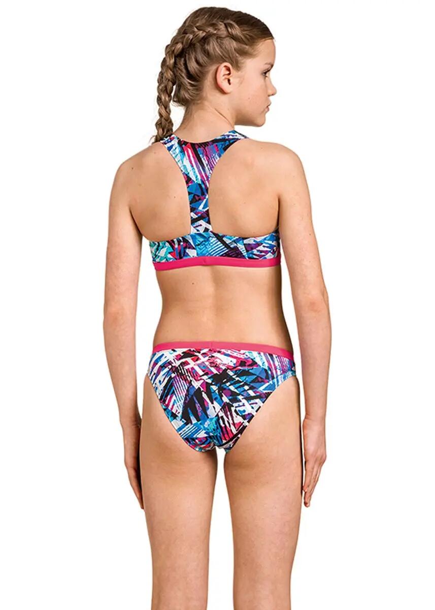 Aquafeel Bikini de baño con espalda nadadora Colour Quake para niña - 4/4
