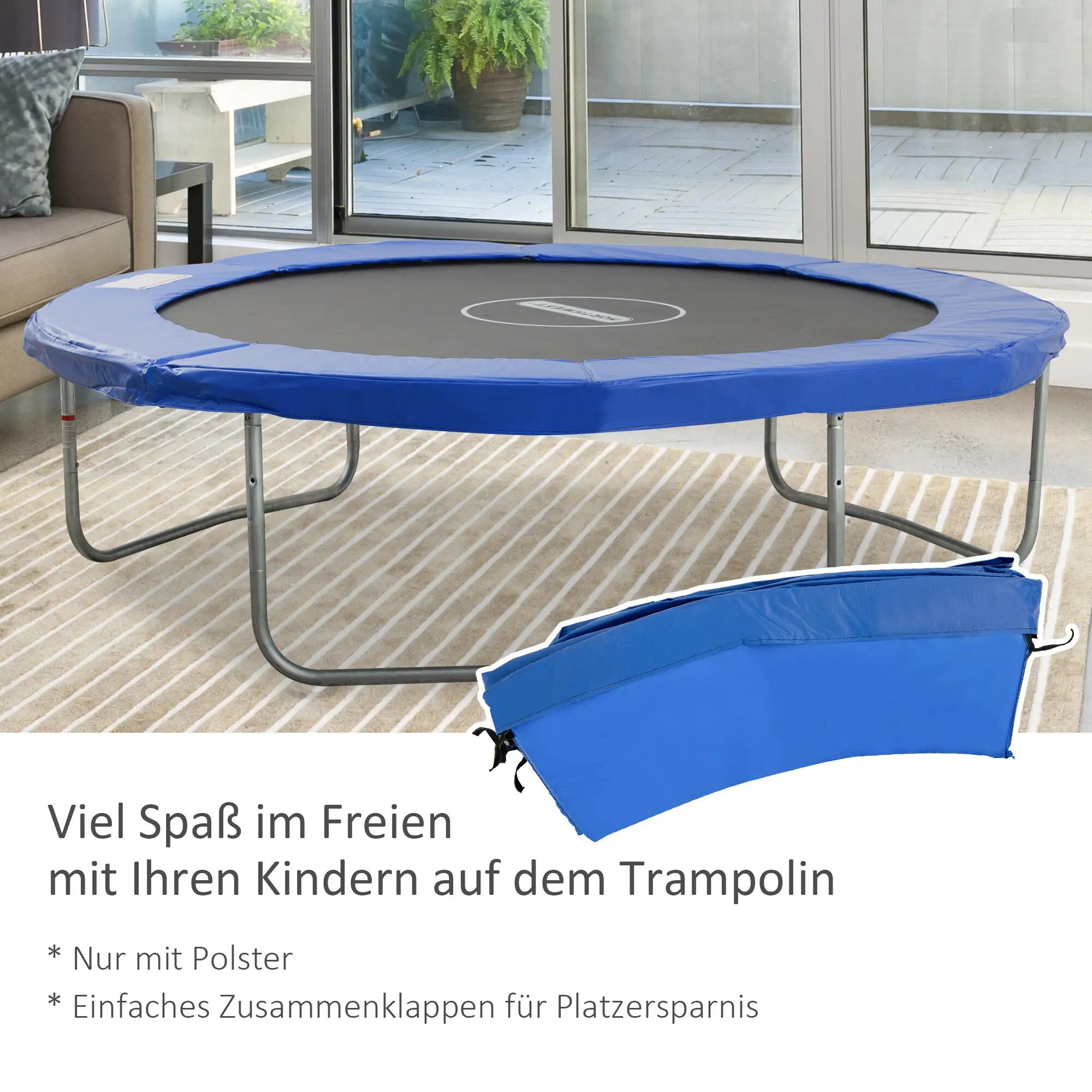 Protection de bord pour trampoline Ø244 cm, housse de ressort, accessoires pour 7/9