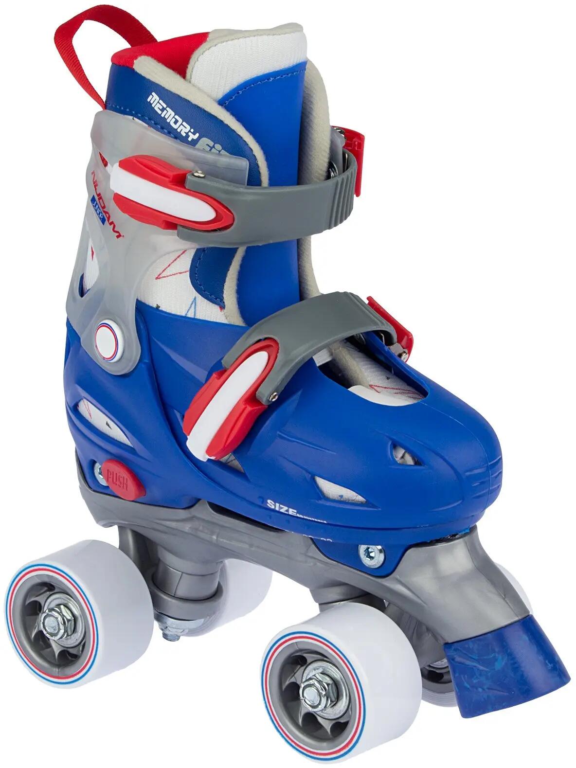 Patins à roulettes réglables Nijdam Roller Rage 4 roues 3/4