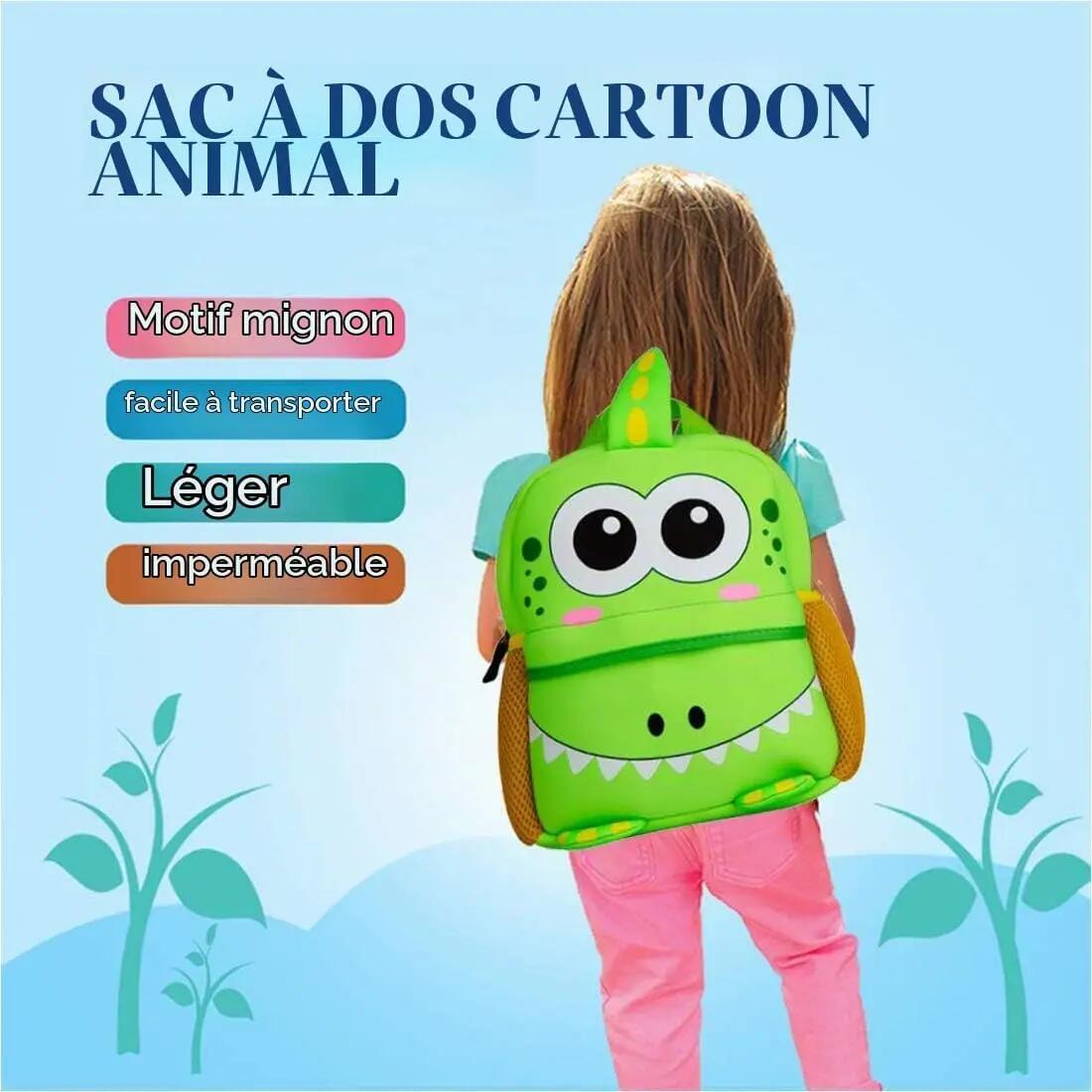 Mini-sac à dos pour enfants (maternelle) avec motifs d'animaux – Sac pour garçon 5/6