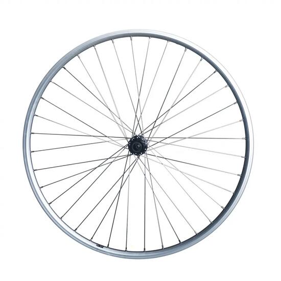 Koło rowerowe tylne 28 mach kas-8, QR,obr.srebrna