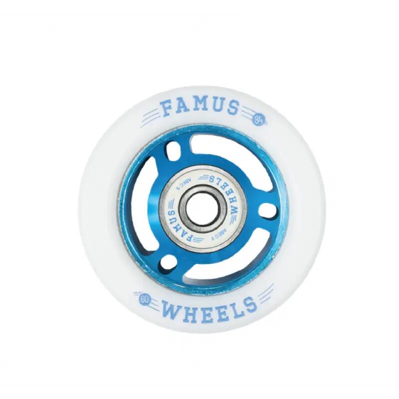 FAMUS Quad-Rad Blau Weiß [x8] 3/4