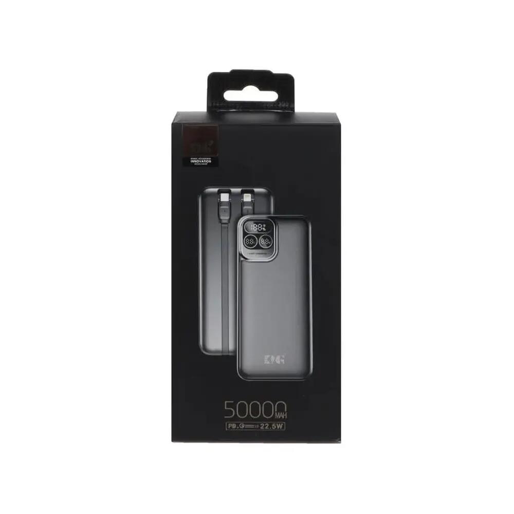 Power Bank de 50000 mAh com cabo USB-C integrado e 6 saídas 4/4