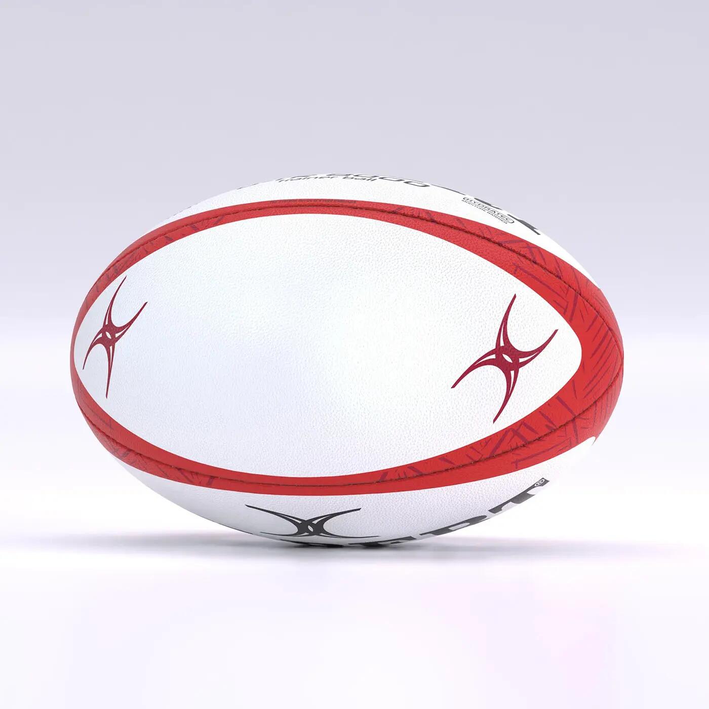 Balón de rugby Gilbert G-TR8000 Rojo Talla 5 3/3