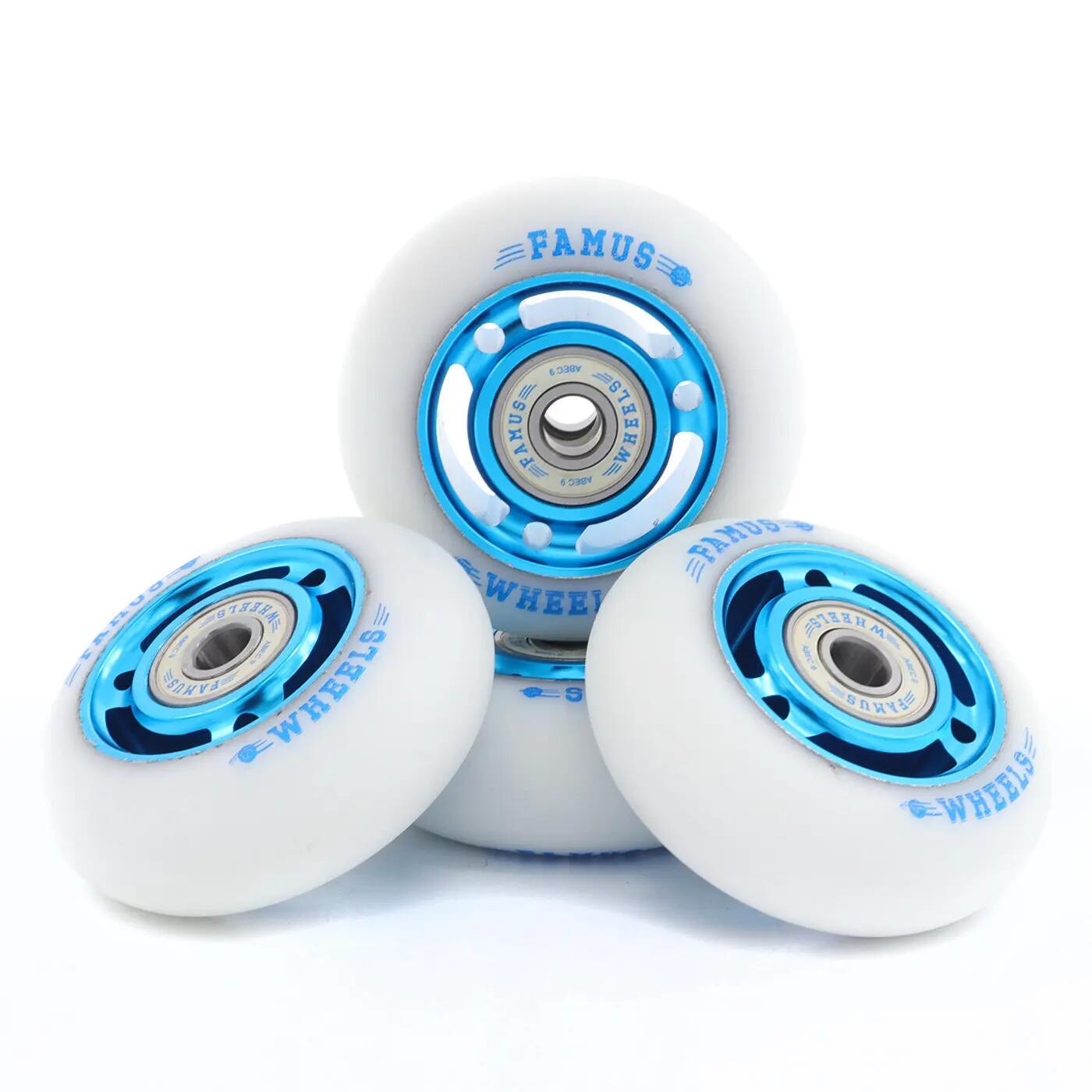 FAMUS Rad 3 Spokes 64mm Blau Weiß [x4] 3/5