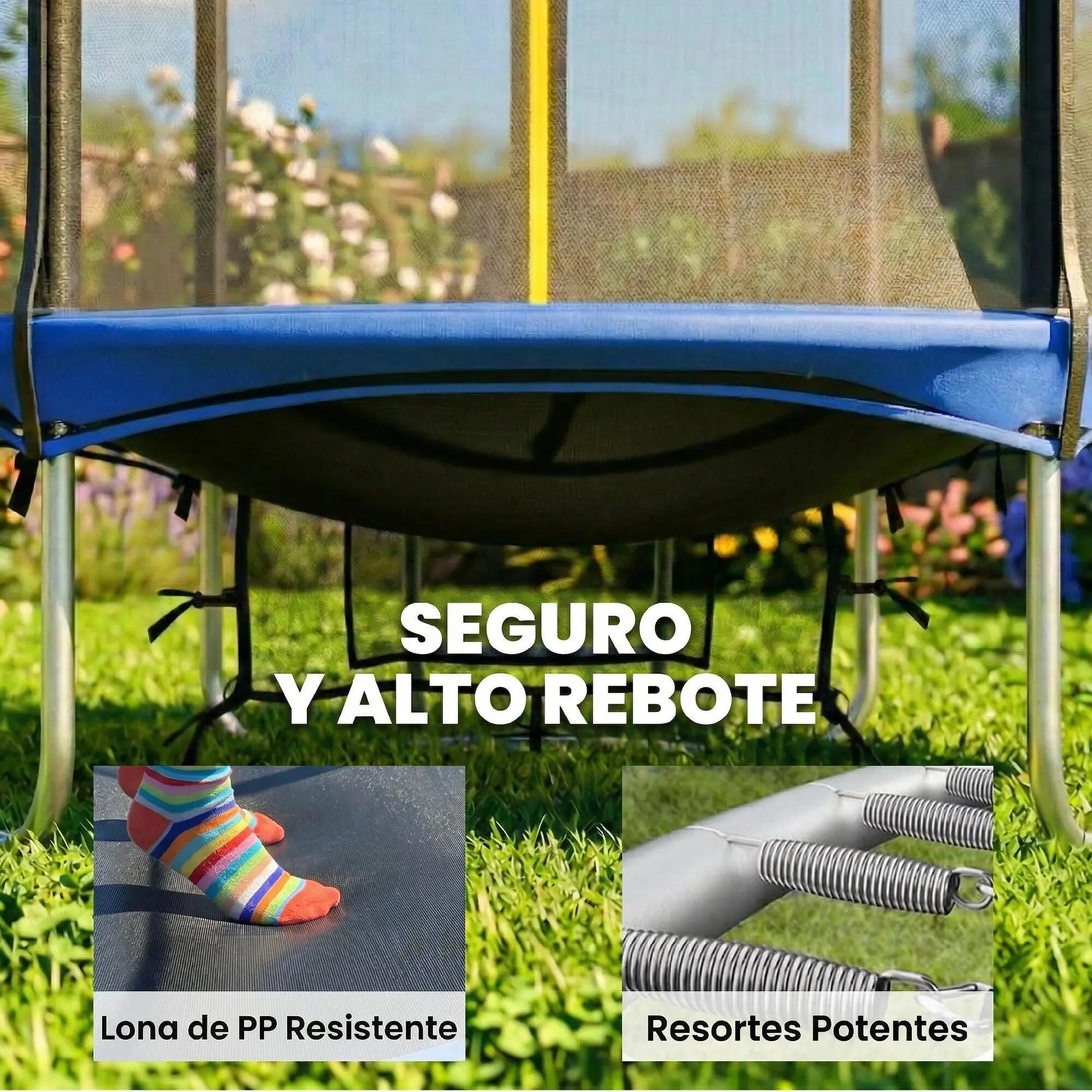 Trampoline d'extérieur Ø183 cm pour enfants de 6 ans et plus et adultes, avec fi 8/9
