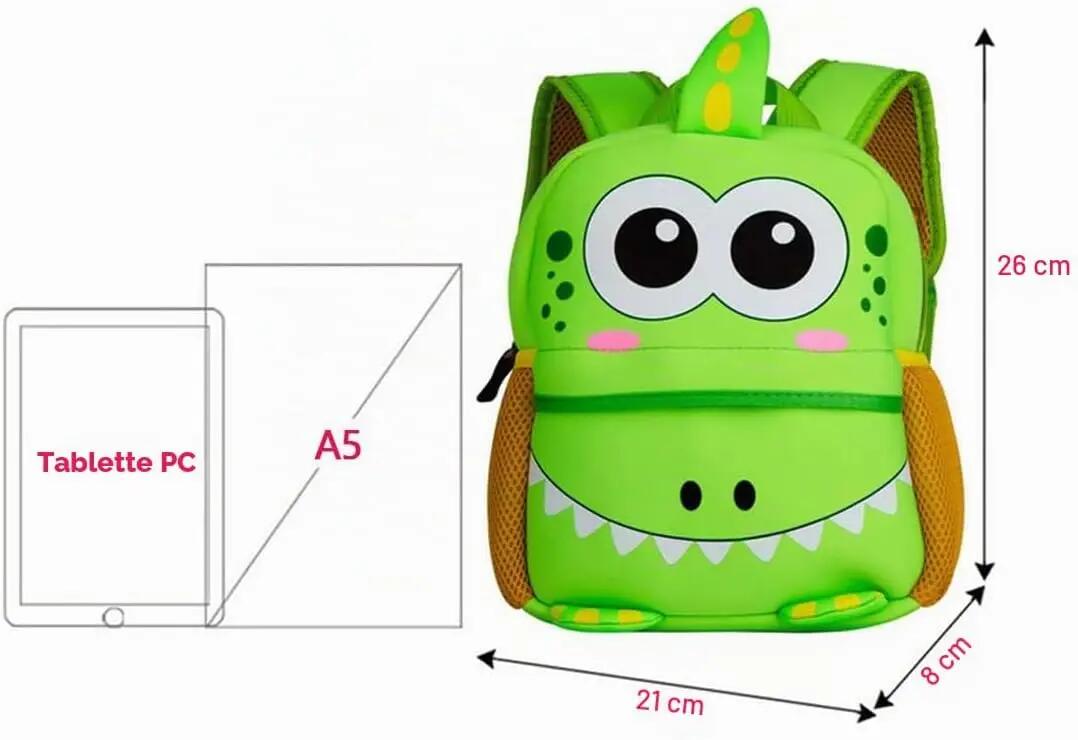 Mini-sac à dos pour enfants (maternelle) avec motifs d'animaux – Sac pour garçon 2/6