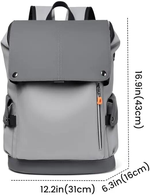 Sac à dos homme grande capacité, imperméable, bandoulière idéale pour le travail 2/7
