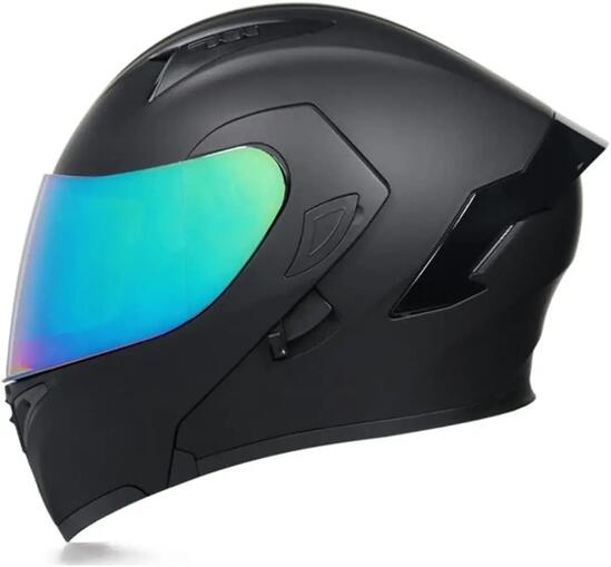 Casque intégral du Visage Moto Casque modulaire Casque Moto intégrée Double visi