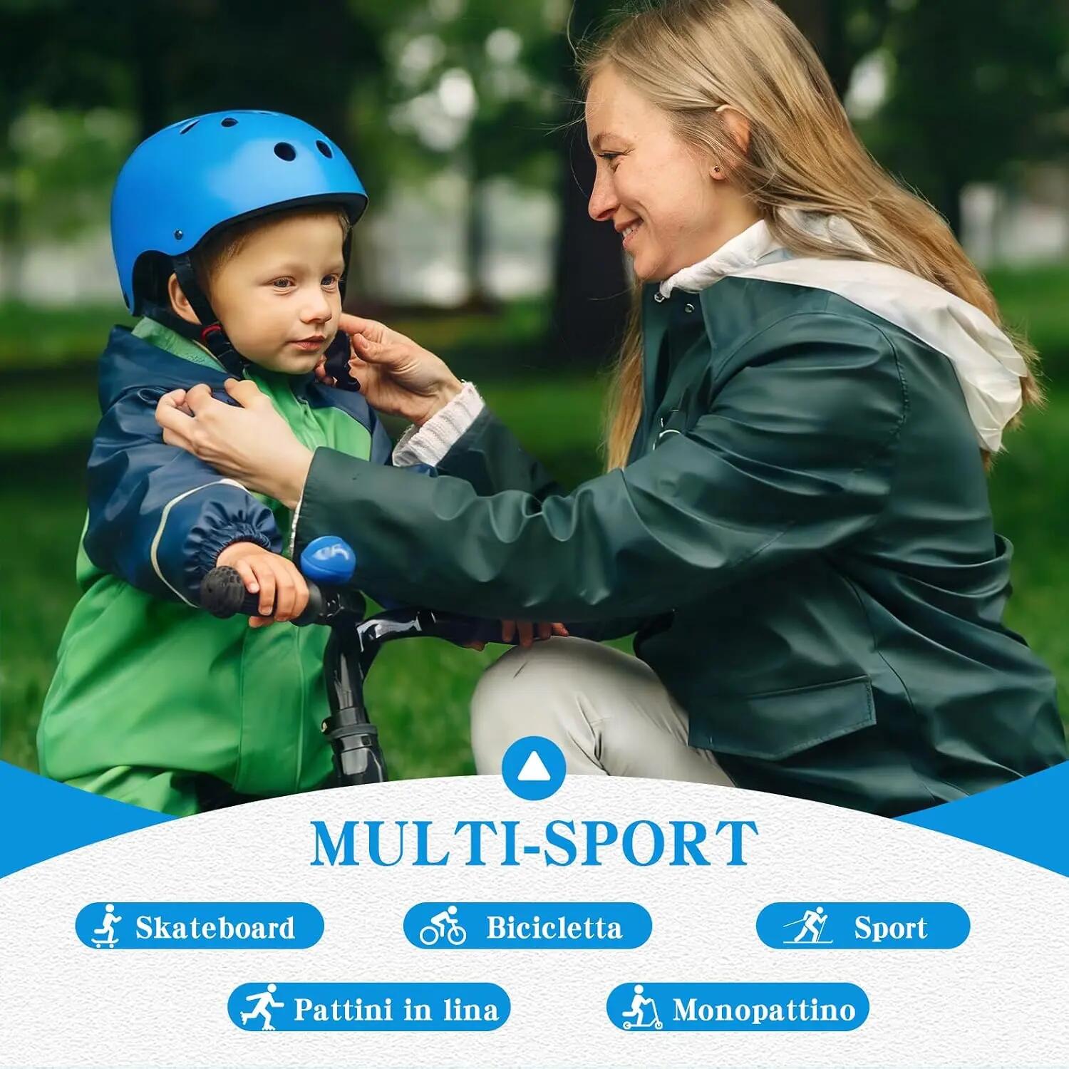 Casque Vélo pour Enfants Taille S, Réglable 48-56 cm Ventilé Décoration Personna 6/6