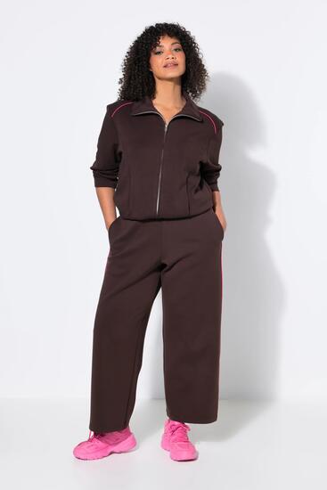Femme Pantalon de jogging coupe évasée taille élastique et poches