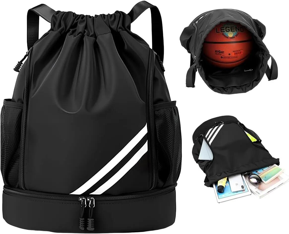 Sac à dos de sport imperméable pour hommes et femmes avec compartiment à chaussu 7/8