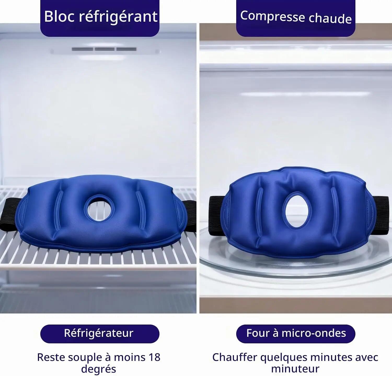 Poche de glace pour genou, poche de gel réfrigérante, poche pour genou 6/7