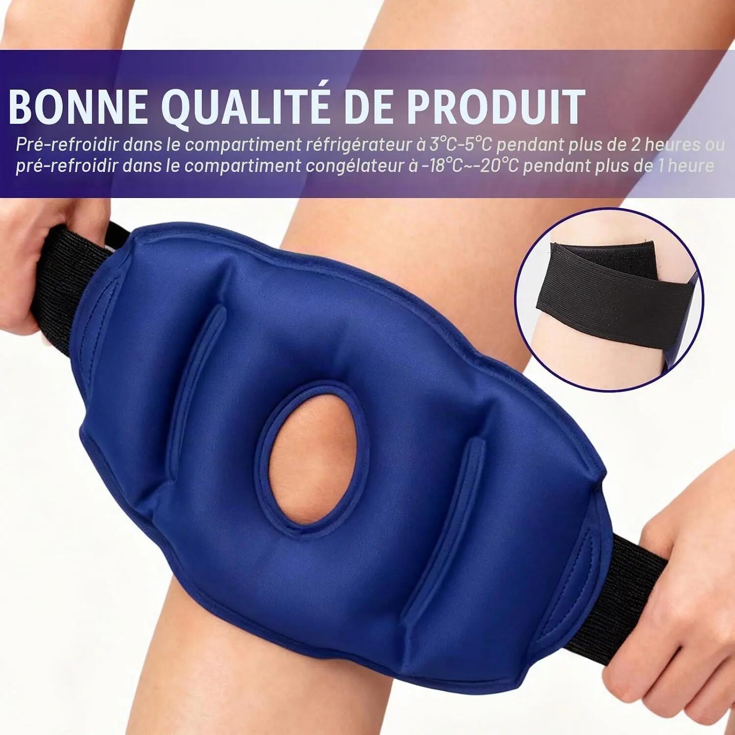 Poche de glace pour genou, poche de gel réfrigérante, poche pour genou 4/7
