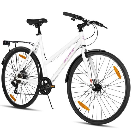Damen Herren Citybike 28 Zoll 7-Gang Aluminium Scheibenbremse 700C